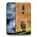 Дизайнерский силиконовый чехол для Nokia 6.1 Plus Совы