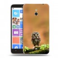 Дизайнерский пластиковый чехол для Nokia Lumia 1320 Совы