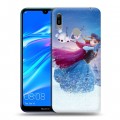 Дизайнерский пластиковый чехол для Huawei Y6 (2019) Холодное сердце