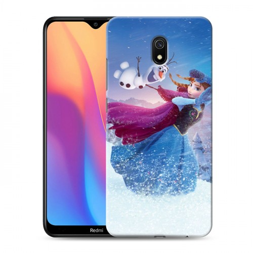 Дизайнерский силиконовый с усиленными углами чехол для Xiaomi RedMi 8A Холодное сердце