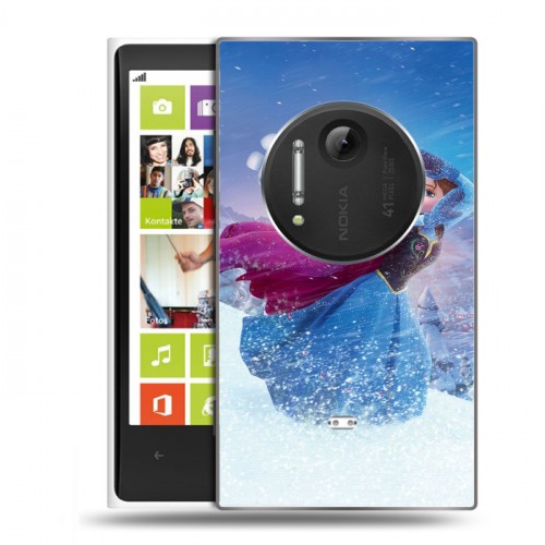 Дизайнерский пластиковый чехол для Nokia Lumia 1020 Холодное сердце