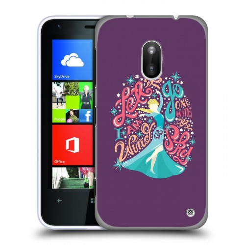 Дизайнерский силиконовый чехол для Nokia Lumia 620 Холодное сердце