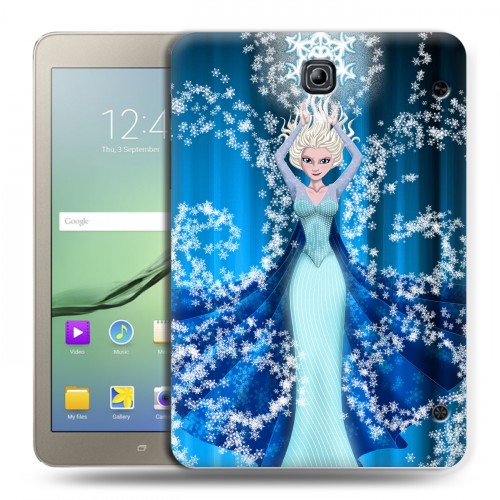 Дизайнерский силиконовый чехол для Samsung Galaxy Tab S2 8.0 Холодное сердце