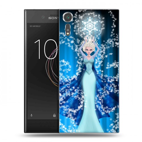 Дизайнерский пластиковый чехол для Sony Xperia XZs Холодное сердце