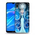 Дизайнерский пластиковый чехол для Huawei Y6 (2019) Холодное сердце