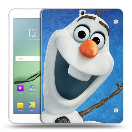 Дизайнерский силиконовый чехол для Samsung Galaxy Tab S2 9.7 Холодное сердце