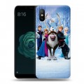 Дизайнерский силиконовый чехол для Xiaomi Mi A2 Холодное сердце