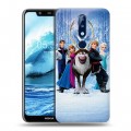 Дизайнерский силиконовый чехол для Nokia 5.1 Plus Холодное сердце