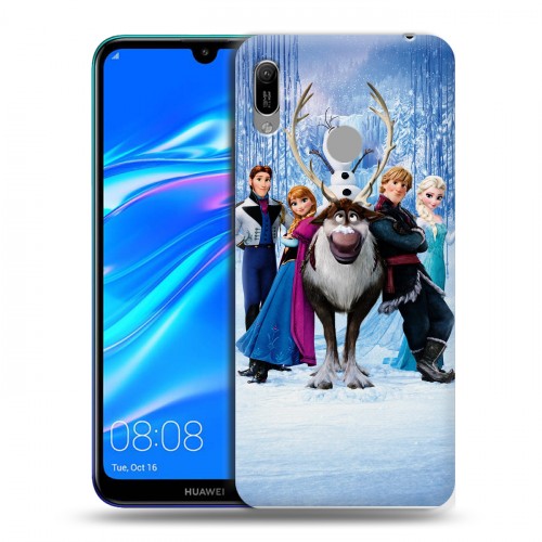 Дизайнерский пластиковый чехол для Huawei Y6 (2019) Холодное сердце