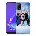 Дизайнерский пластиковый чехол для OPPO A52 Холодное сердце