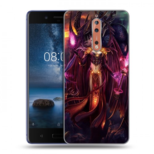 Дизайнерский пластиковый чехол для Nokia 8 Aion