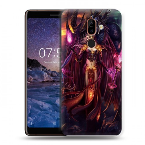 Дизайнерский пластиковый чехол для Nokia 7 Plus Aion