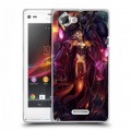 Дизайнерский пластиковый чехол для Sony Xperia L Aion