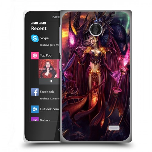 Дизайнерский пластиковый чехол для Nokia X Aion