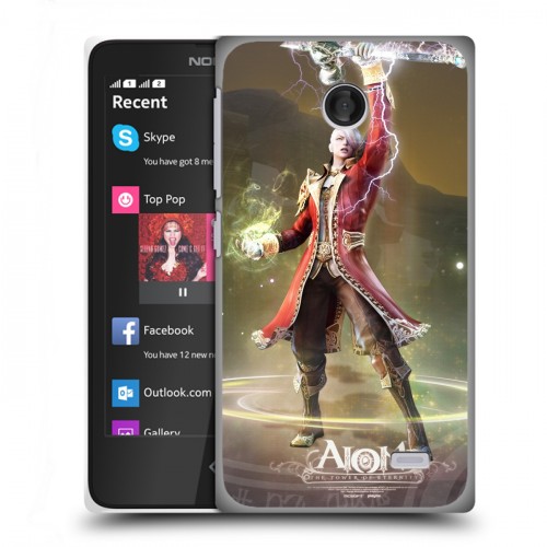 Дизайнерский пластиковый чехол для Nokia X Aion