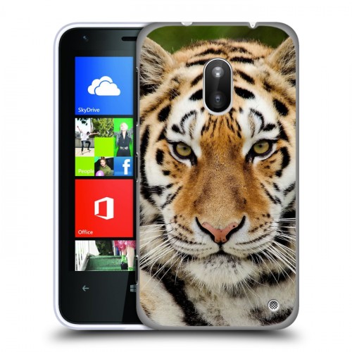 Дизайнерский пластиковый чехол для Nokia Lumia 620 Тигры