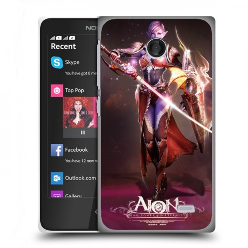 Дизайнерский пластиковый чехол для Nokia X Aion