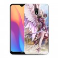 Дизайнерский силиконовый с усиленными углами чехол для Xiaomi RedMi 8A Aion