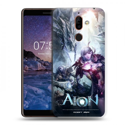 Дизайнерский пластиковый чехол для Nokia 7 Plus Aion