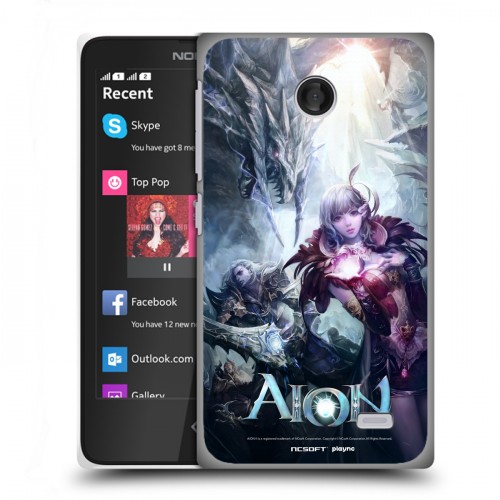 Дизайнерский пластиковый чехол для Nokia X Aion