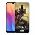 Дизайнерский силиконовый с усиленными углами чехол для Xiaomi RedMi 8A Aion