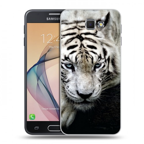 Дизайнерский пластиковый чехол для Samsung Galaxy J5 Prime Тигры