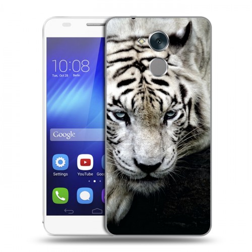 Дизайнерский пластиковый чехол для Huawei Honor 6C Тигры