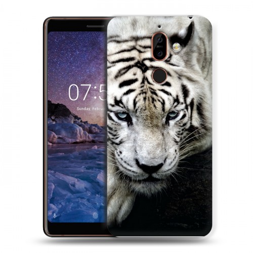 Дизайнерский пластиковый чехол для Nokia 7 Plus Тигры