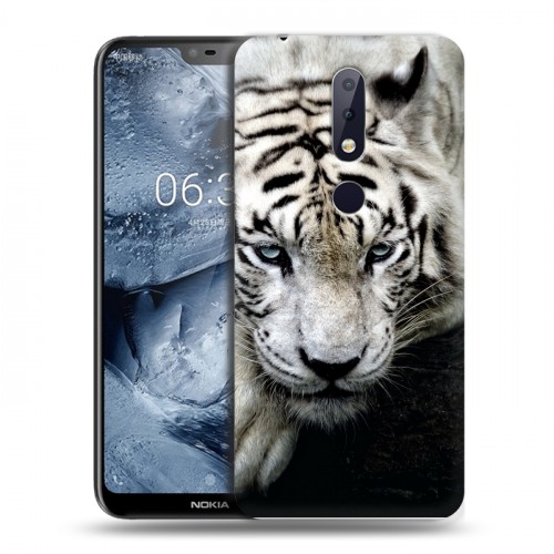 Дизайнерский силиконовый чехол для Nokia 6.1 Plus Тигры