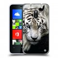 Дизайнерский пластиковый чехол для Nokia Lumia 620 Тигры