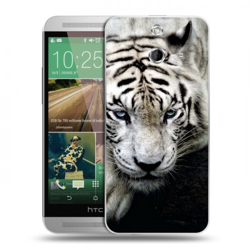 Дизайнерский пластиковый чехол для HTC One E8 Тигры