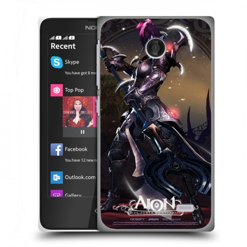 Дизайнерский пластиковый чехол для Nokia X Aion