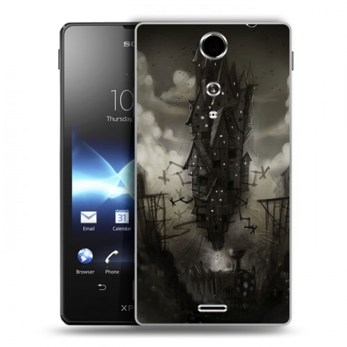 Дизайнерский пластиковый чехол для Sony Xperia TX Alice Madness Returns