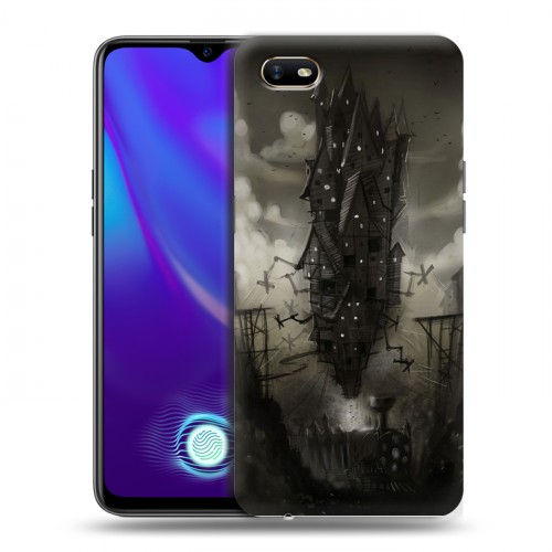 Дизайнерский силиконовый с усиленными углами чехол для OPPO A1k Alice Madness Returns