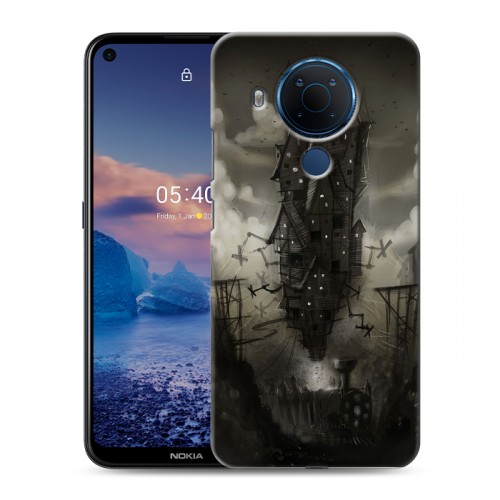 Дизайнерский силиконовый чехол для Nokia 5.4 Alice Madness Returns