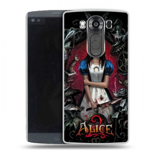 Дизайнерский пластиковый чехол для LG V10 Alice Madness Returns