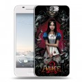 Дизайнерский пластиковый чехол для HTC One A9 Alice Madness Returns