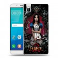 Дизайнерский пластиковый чехол для Huawei ShotX Alice Madness Returns