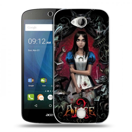 Дизайнерский силиконовый чехол для Acer Liquid Z530 Alice Madness Returns