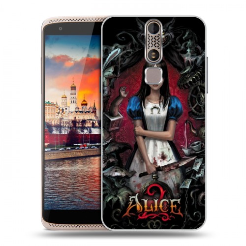 Дизайнерский пластиковый чехол для ZTE Axon Mini Alice Madness Returns