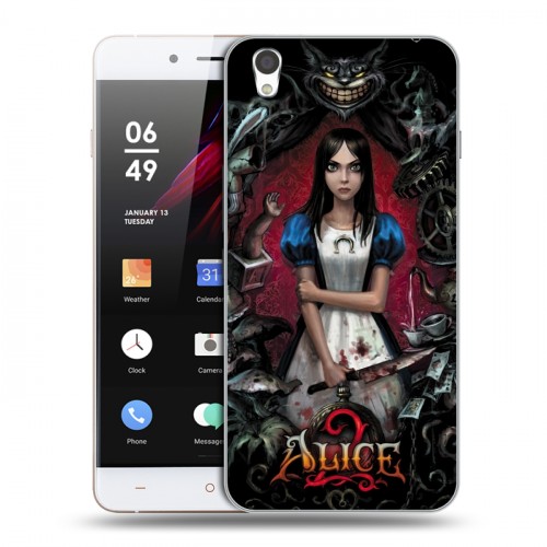 Дизайнерский пластиковый чехол для OnePlus X Alice Madness Returns