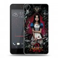 Дизайнерский пластиковый чехол для HTC Desire 825 Alice Madness Returns