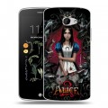 Дизайнерский силиконовый чехол для LG K5 Alice Madness Returns