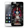 Дизайнерский силиконовый чехол для Lenovo Vibe C Alice Madness Returns