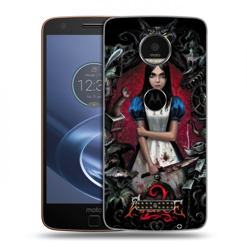 Дизайнерский пластиковый чехол для Lenovo Moto Z Alice Madness Returns