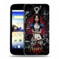 Дизайнерский пластиковый чехол для ZTE Blade A510 Alice Madness Returns