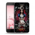 Дизайнерский силиконовый чехол для HTC U Play Alice Madness Returns