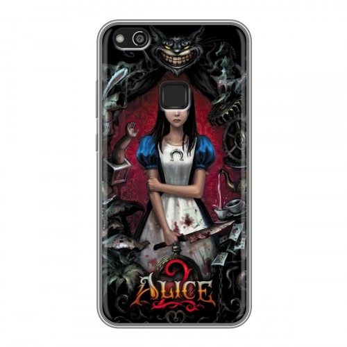 Дизайнерский силиконовый чехол для Huawei P10 Lite Alice Madness Returns