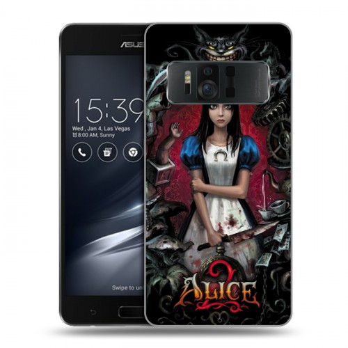 Дизайнерский силиконовый чехол для ASUS ZenFone AR Alice Madness Returns