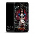 Дизайнерский пластиковый чехол для Huawei Mate 10 Alice Madness Returns